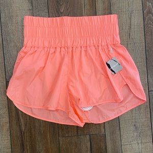 Free People The Way Home Shorts Papaya size M